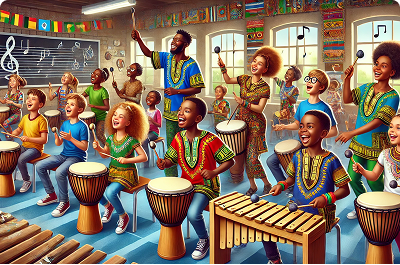 Africa Music in school